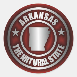 Adesivo Stickers "Arkansas Steel" (Vermelho)
