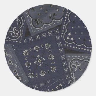 Adesivo Stickers Bandana Azul