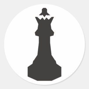 Adesivo Stickers Black Chess Piece