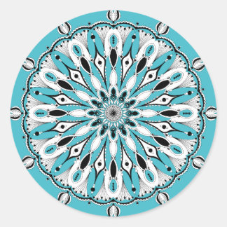 Adesivo Stickers Blue Mandala (Design 2)