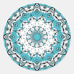 Adesivo Stickers Blue Mandala (Design 3)