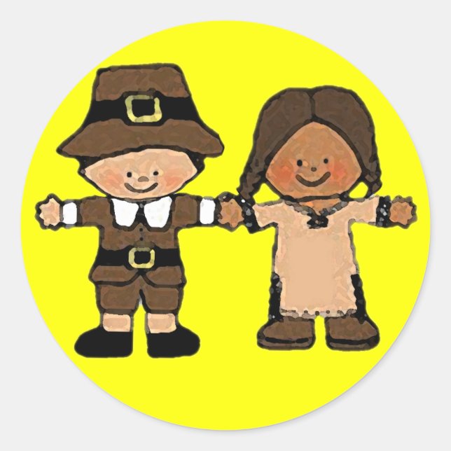 Adesivo Stickers de Ação de Graças (Frente)