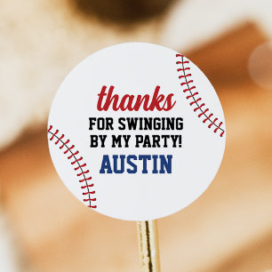 Adesivo Stickers de aniversário de beisebol
