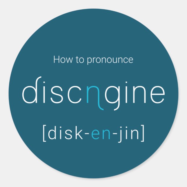 Adesivo Stickers Disk-En-Jin (Frente)