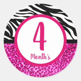 Adesivo Stickers do mês de bebê