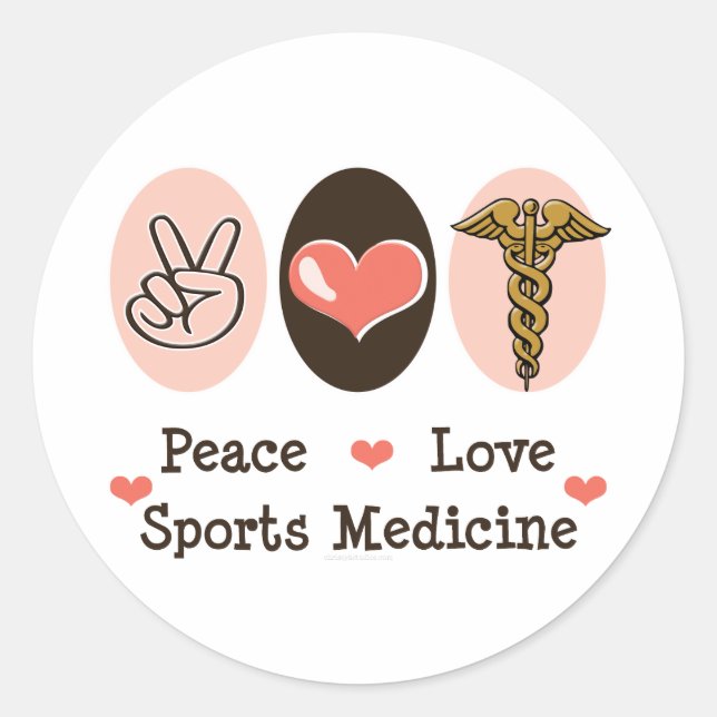 Adesivo Stickers do Peace Love Sports (Frente)
