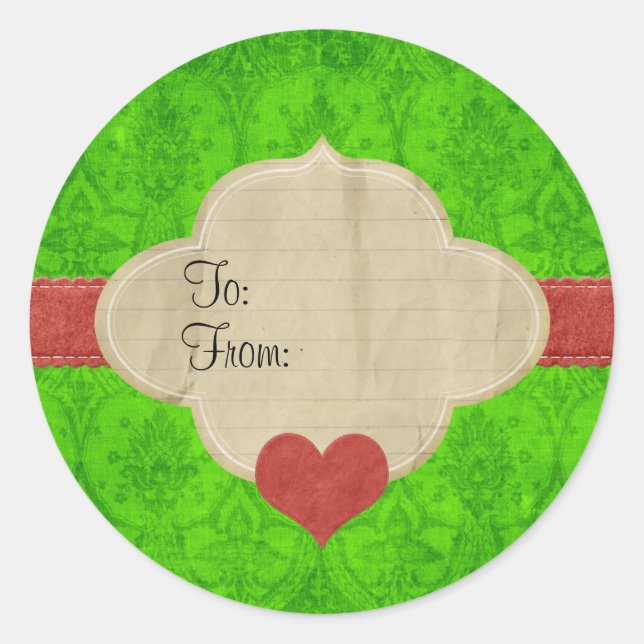 Adesivo Stickers Edição limitada Natal “from-to” n°3 (Frente)