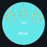 Adesivo Stickers "Glittered Star & Dreidel" Happy Chanukah<br><div class="desc">Chanucá/adesivos Holiday, personalize. Feliz Chanukah "Prendendo Estrela Glittered e Sonhos." Escolha entre adesivos de 1/2" e 3". Personalize excluindo e substituindo texto por sua própria mensagem. Escolha seu tamanho de fonte, estilo e cor favoritos. A cor de fundo pode ser alterada selecionando uma cor diferente das amostras de cor. Obrigados...</div>