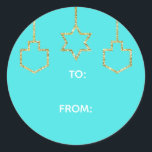 Adesivo Stickers "Glittered Star & Dreidel" Happy Chanukah<br><div class="desc">Chanucá/adesivos Holiday, personalize. Feliz Chanukah "Prendendo Estrela Glittered e Sonhos." Escolha entre adesivos de 1/2" e 3". Personalize excluindo e substituindo texto por sua própria mensagem. Escolha seu tamanho de fonte, estilo e cor favoritos. A cor de fundo pode ser alterada selecionando uma cor diferente das amostras de cor. Obrigados...</div>
