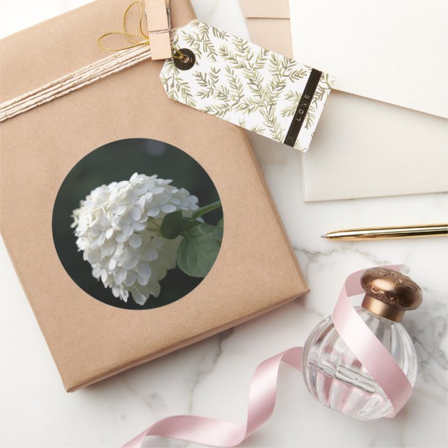 Adesivo Stickers Gorgeous White Hydrangea (Presentear)