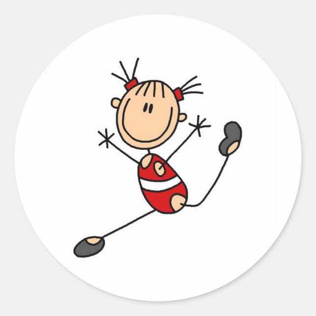 Adesivo Stickers Gymnast (Frente)