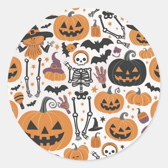 Adesivo Stickers Halloween (Frente)