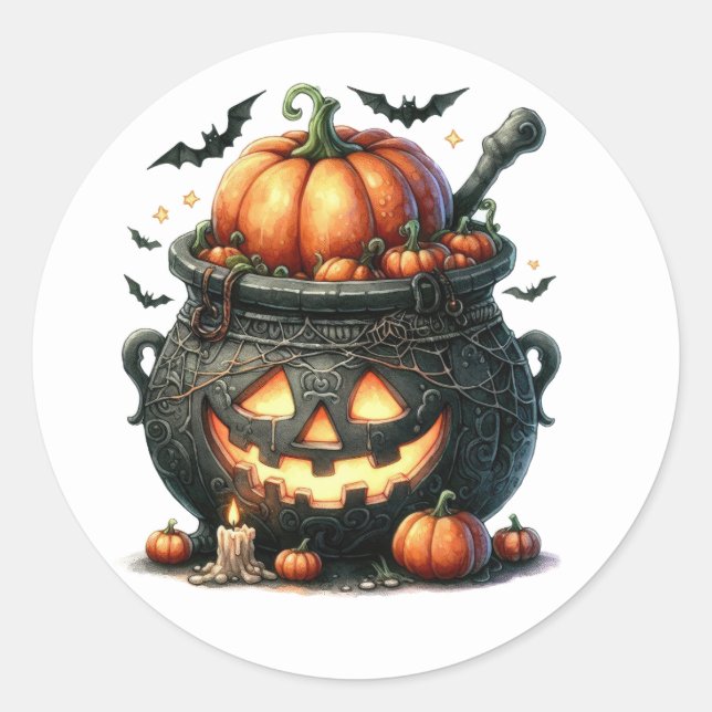 Adesivo Stickers Halloween (Frente)