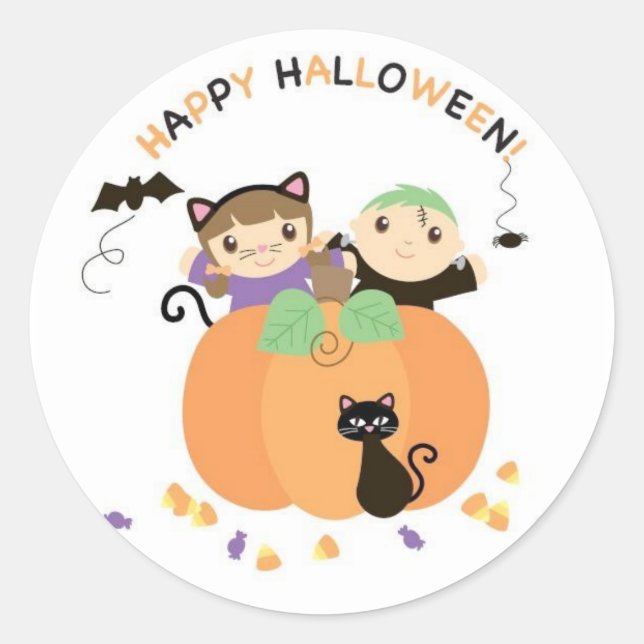 Adesivo Stickers Halloween (Frente)