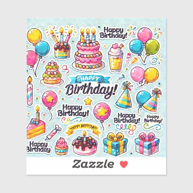 Adesivo Stickers Halloween - dia dos autocolantes (Folha)