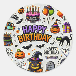 Adesivo Stickers Halloween mix de basquete