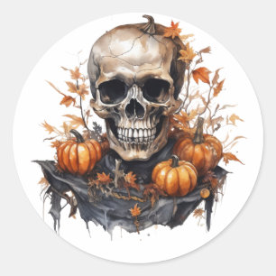 Adesivo Stickers Halloween Skull