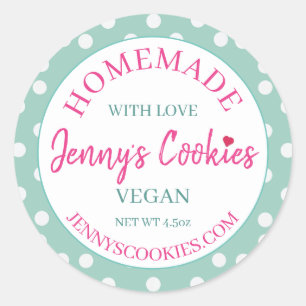 Adesivo Stickers - Homemade com biscoitos da Jenny 