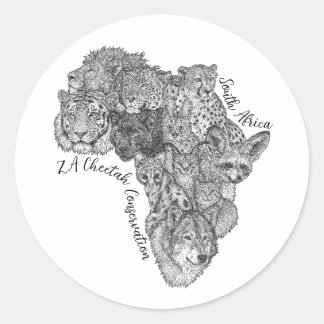 Adesivo Stickers - Mapa Africano