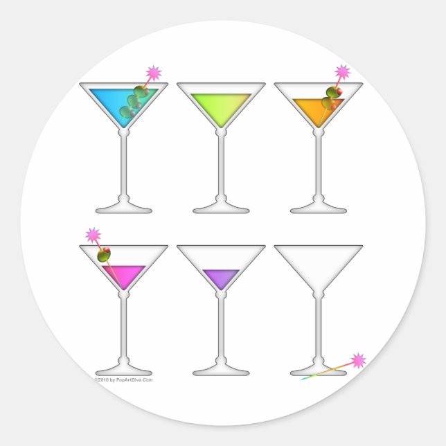 Adesivo Stickers - Martinis indo, indo, indo, indo (Frente)