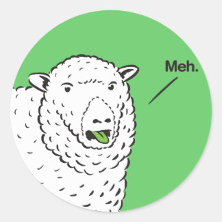 Adesivo Stickers "Meh"