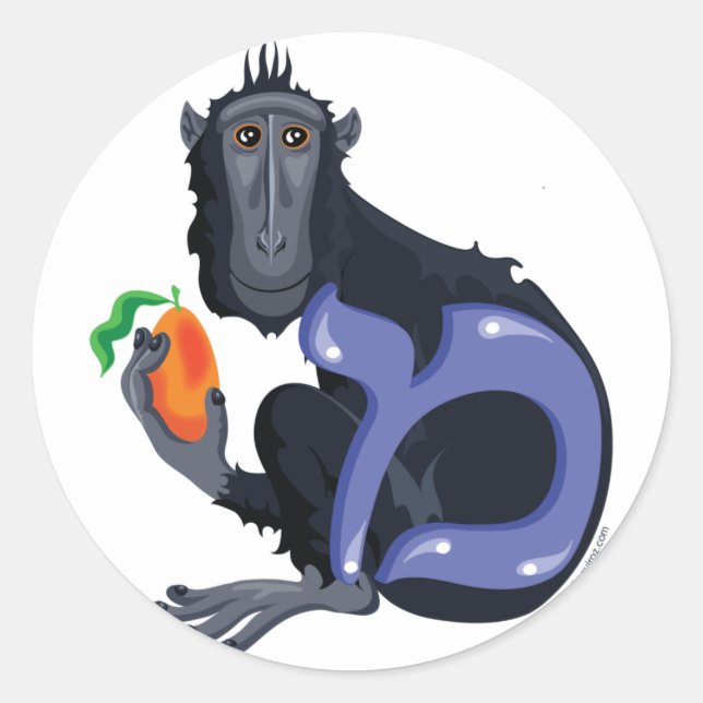 Adesivo Stickers Mem Hebrew Aleph Bet (Alphabet) (Frente)