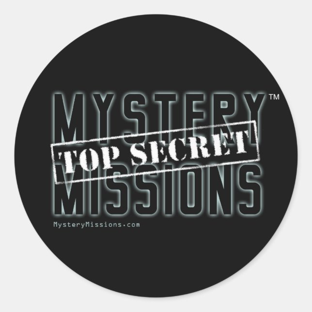 Adesivo Stickers™ Missões Misteriosas (Frente)