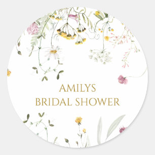 Adesivo Stickers Obrigado Flores Selvagens