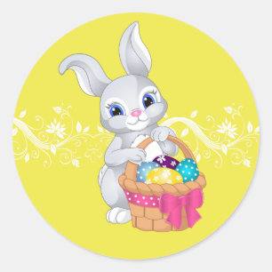 Adesivo Stickers-Páscoa Bunny