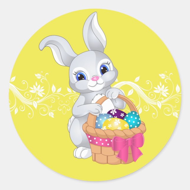 Adesivo Stickers-Páscoa Bunny (Frente)