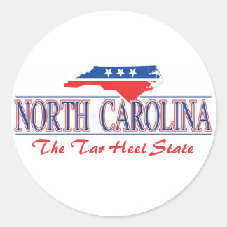 Adesivo Stickers Patrióticos da Carolina do Norte