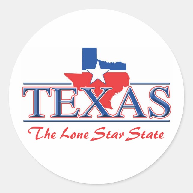 Adesivo Stickers Patrióticos do Texas (Frente)