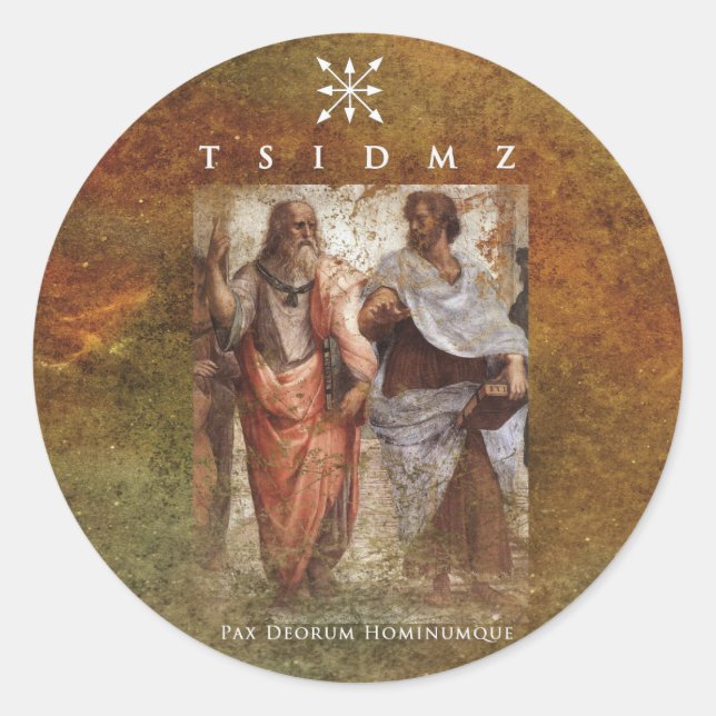 Adesivo Stickers "Pax Deorum Hominumque" (Frente)