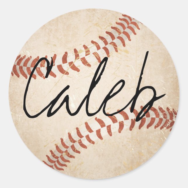 Adesivo Stickers personalizados do Baseball (Frente)