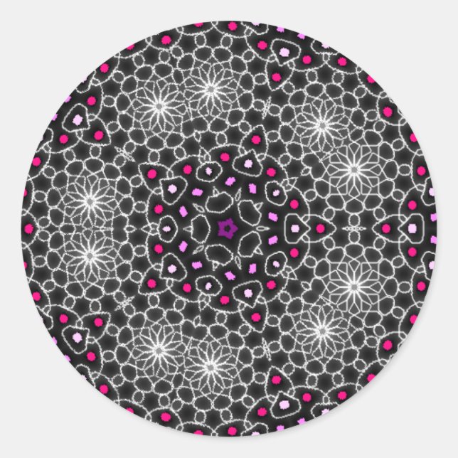 Adesivo Stickers psychédélique kaleidoscope (Frente)