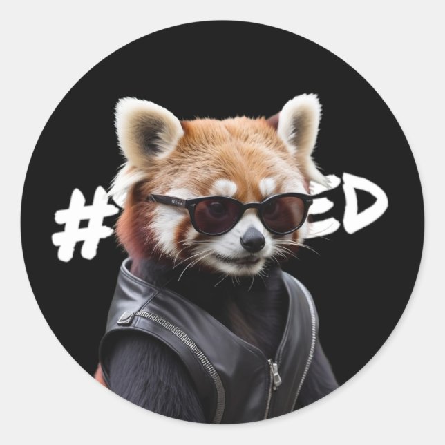 Adesivo Stickers Red Panda (Frente)