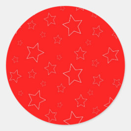 Adesivo Stickers Red Stars