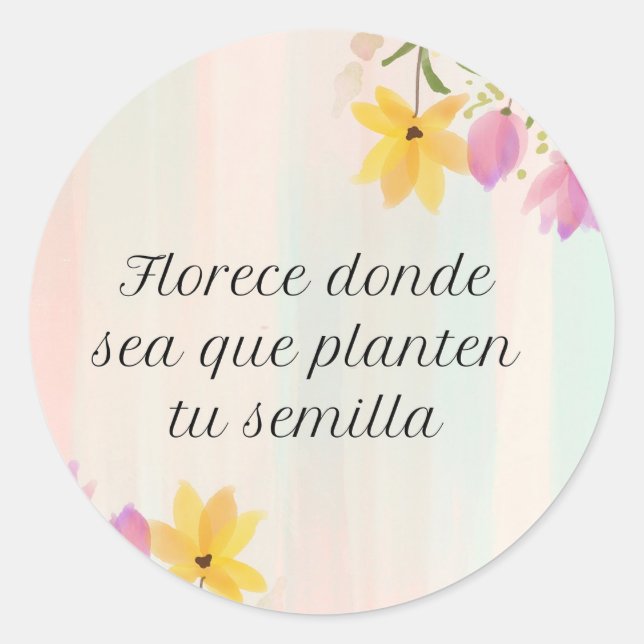 Adesivo Stickers Redondos Personalizados para Regalos (Frente)