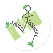 Stickers Runner Cross Country