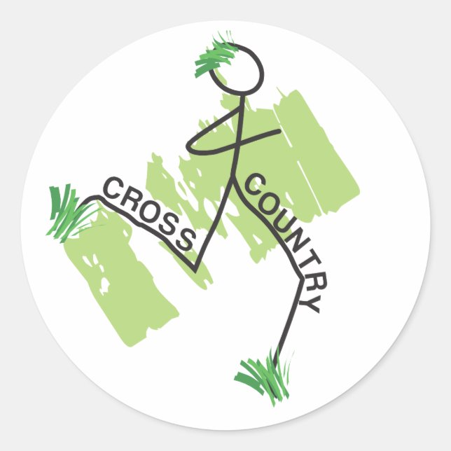 Adesivo Stickers Runner Cross Country (Frente)