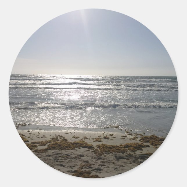Adesivo Stickers Sunrise de Praia (Frente)