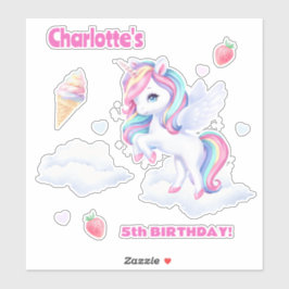 Adesivo Stickers to a magical birthday party.