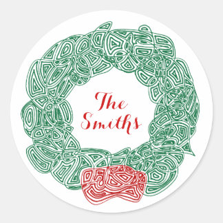Adesivo Stickers Wreath de Natal