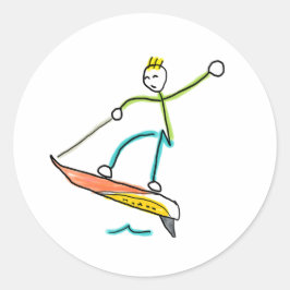 Adesivo Stickman de Jetboard
