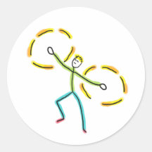 Stickman Girando Poi