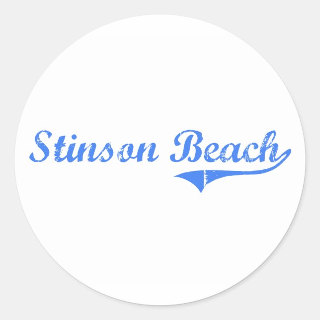 Adesivo Stinson Beach Classic Design (Frente)