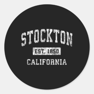 Adesivo Stockton California Ca Estabelecida Esporte