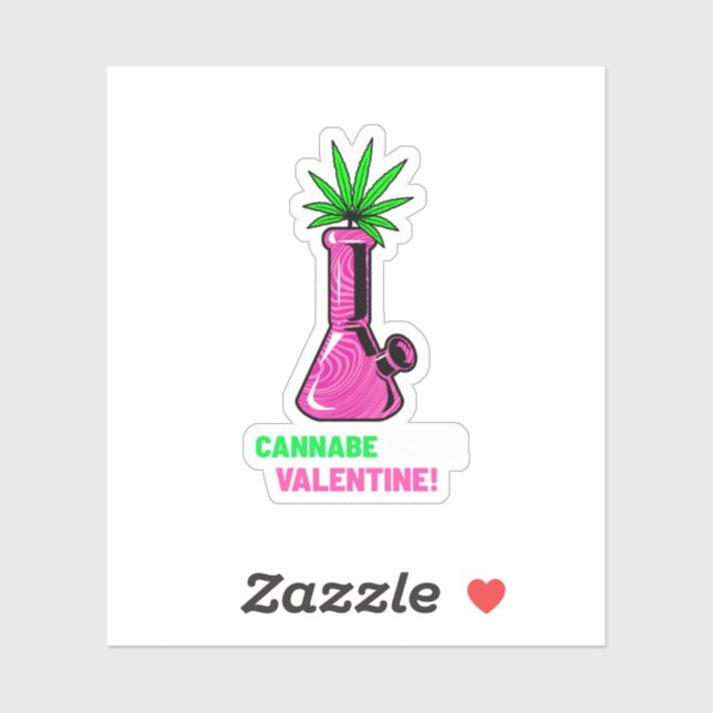 Adesivo Stoner Gift Wall Art Pot Leaf Aesthetic (Folha)