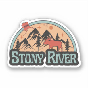 Adesivo Stony River, Alaska Sticker
