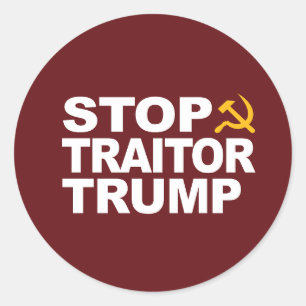 Adesivo "Stop Traitor Trump"